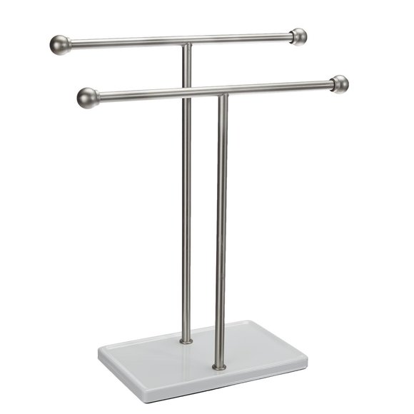 AMAZON BASICS Double-T Hand Towel and Accessories Stand ๐ NEW!! - Picture 2 of 10